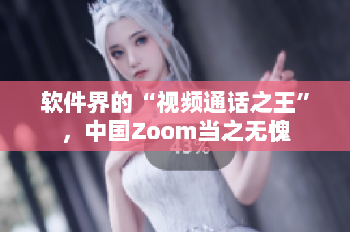 软件界的“视频通话之王”，中国Zoom当之无愧