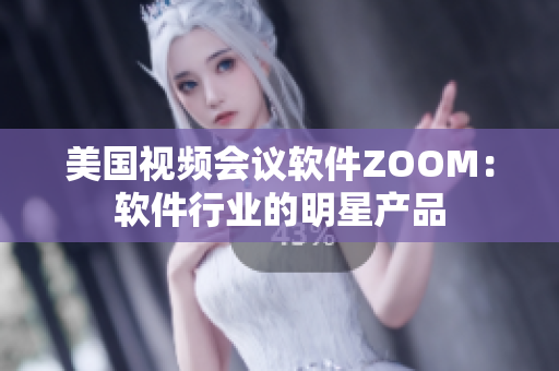 美国视频会议软件ZOOM：软件行业的明星产品