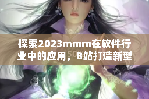 探索2023mmm在软件行业中的应用，B站打造新型推广入口