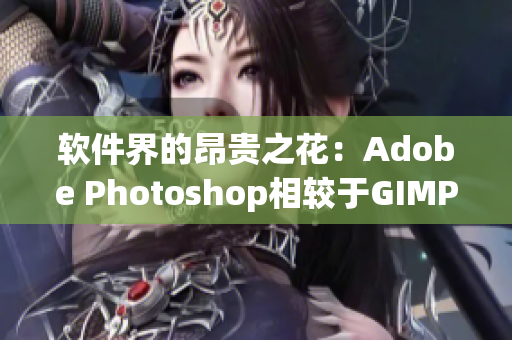 软件界的昂贵之花：Adobe Photoshop相较于GIMP贵多少？