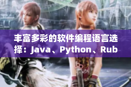 丰富多彩的软件编程语言选择：Java、Python、Ruby等